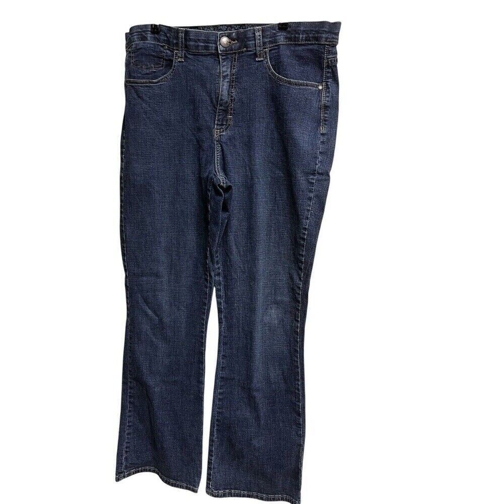 Lee Comfort Waistband Bootcut Women's size 33x29 33w Blue Jean‎